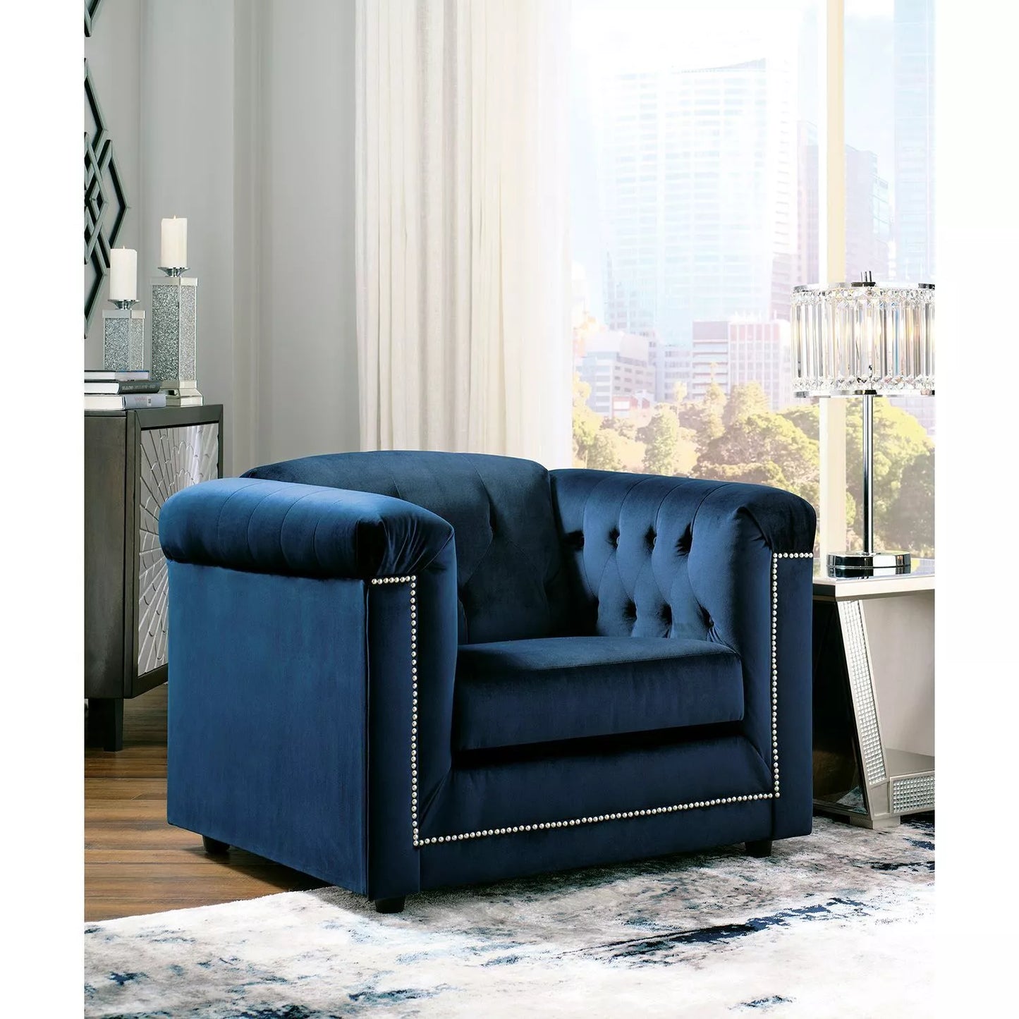 Josanna Chair;Blue