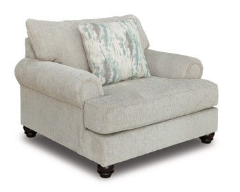 Akinlane Chair and a Half;Pewter