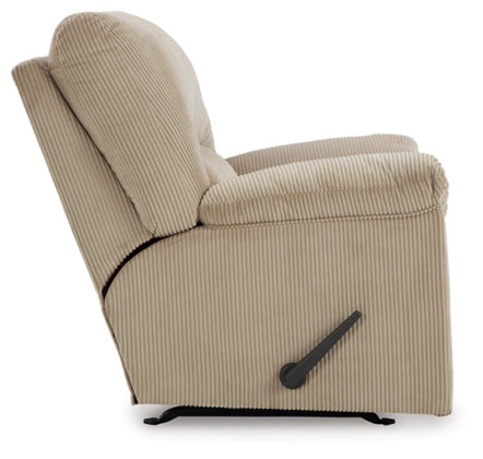 Rocker Recliner-Simplejoy,Sand
