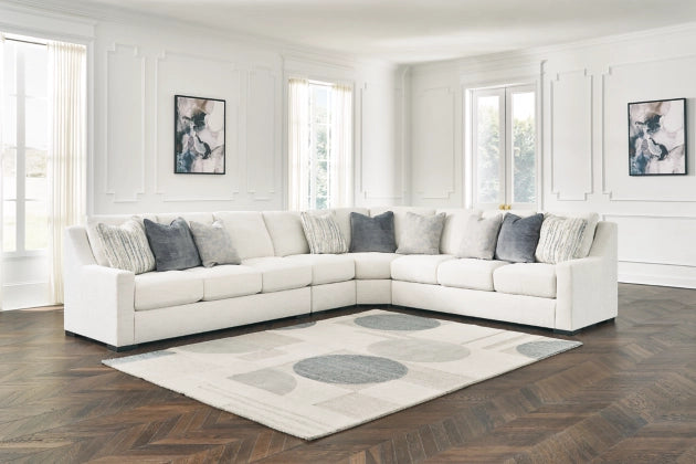 Accomplished 4-Piece Sectional Sofa;Stone