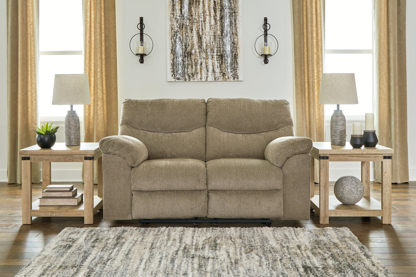 Alphons Reclining Loveseat - Ashley Furniture - Brunei
