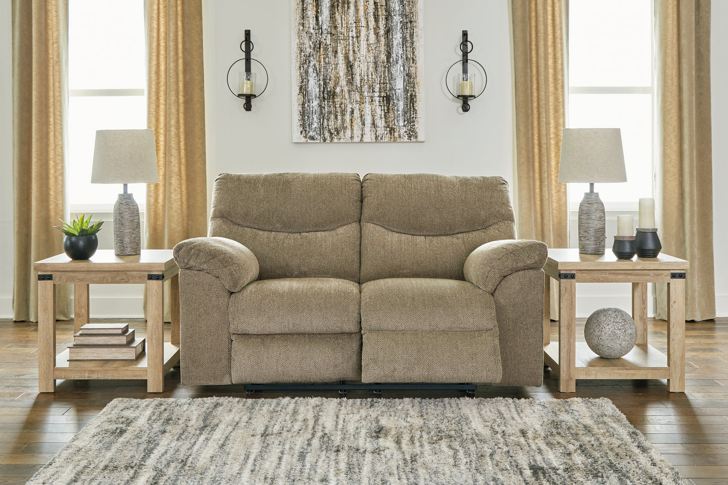 Alphons Reclining Loveseat - Ashley Furniture - Brunei