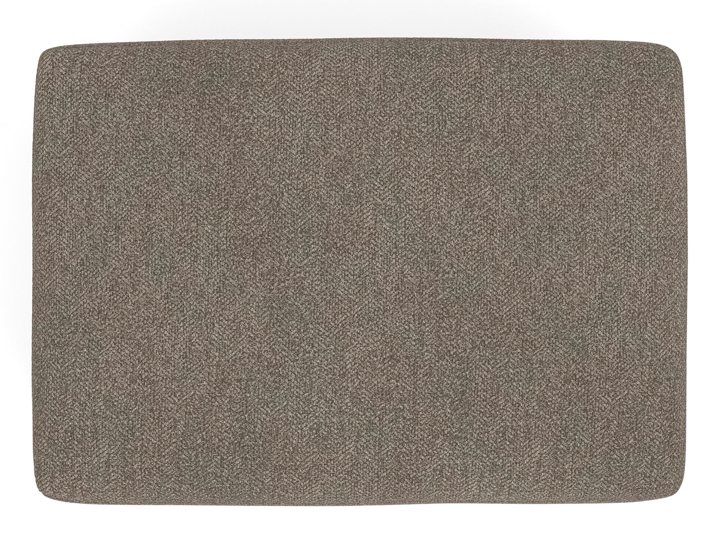 Triston-Peaks Ottoman;Suede