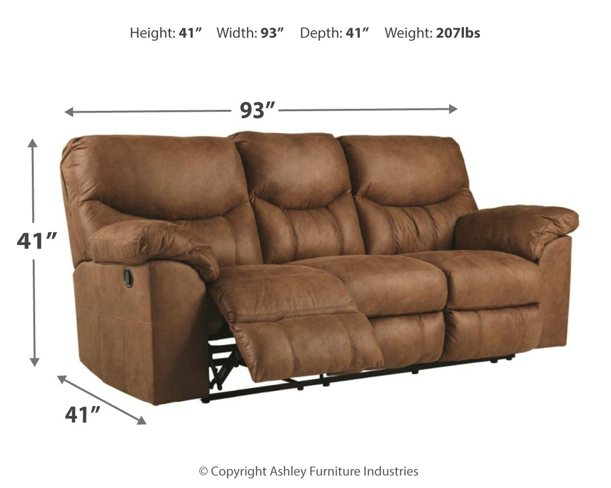Boxberg Reclining Sofa - Ashley Furniture - Brunei