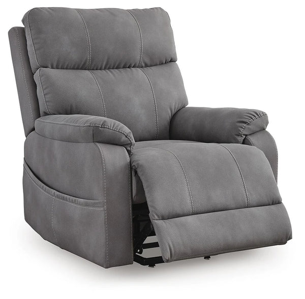 Next-Gen DuraPella Performance Fabric Power Lift Recliner;slate