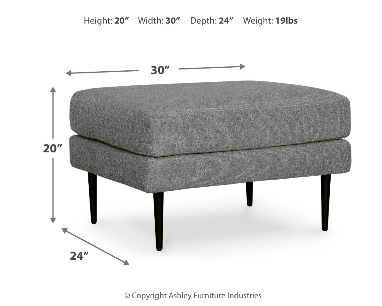 Hazela Ottoman - Ashley Furniture - Brunei