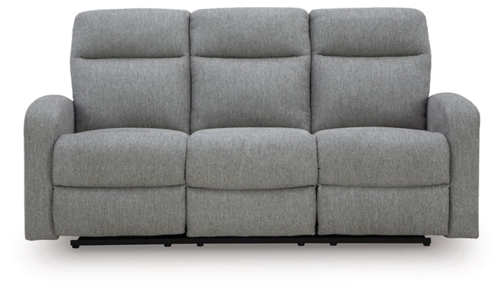 Moreau Place Reclining Sofa;Sterling