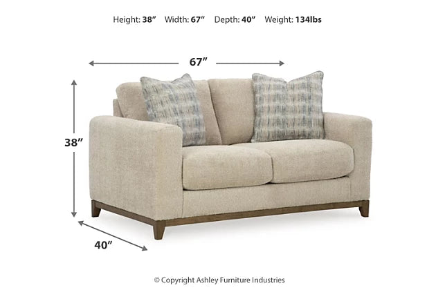 Parklynn Loveseat - Ashley Furniture - Brunei