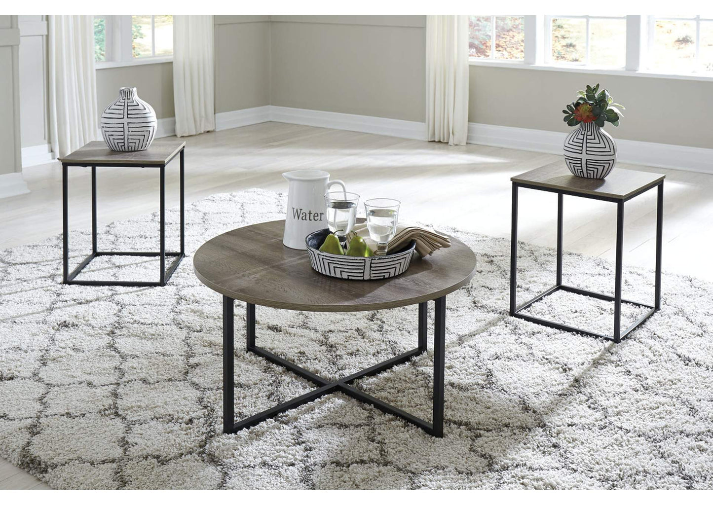 Wadeworth Table (Set of 3) - Ashley Furniture - Brunei