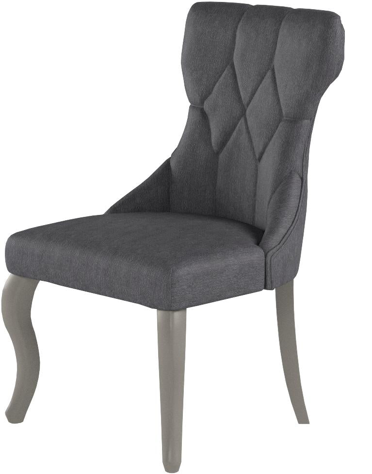 Coralayne Upholstered Side Chair in Silver (Set of 2) - Ashley Furniture - Brunei