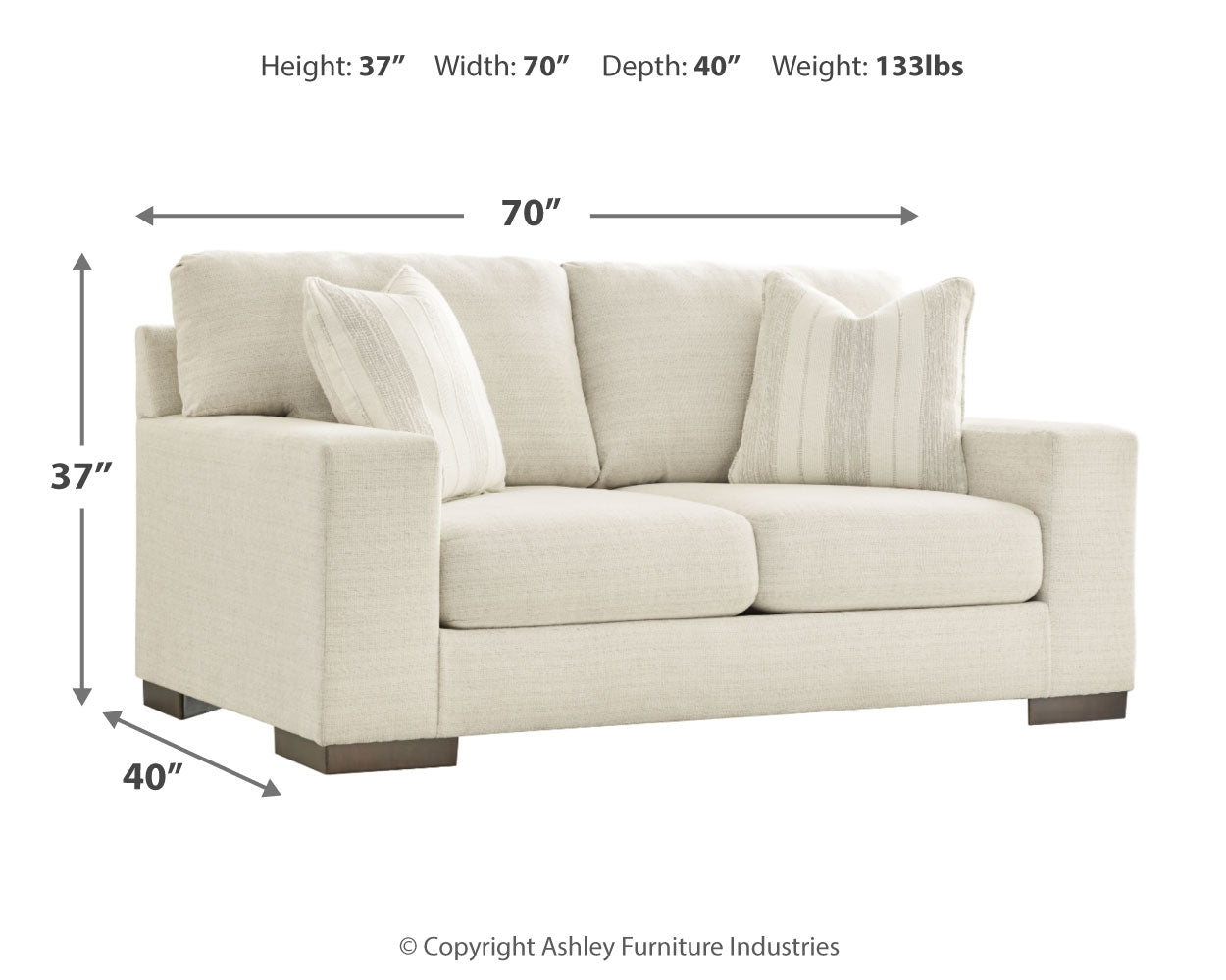 Maggie Loveseat - Ashley Furniture - Brunei