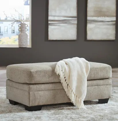 Stonemeade Ottoman;Taupe
