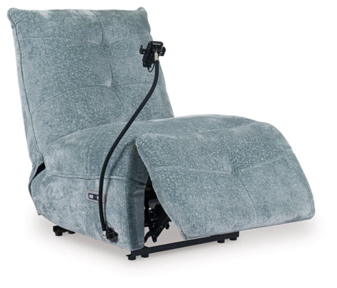 Burlyton Zero Wall Power Recliner;Blue
