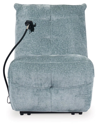 Burlyton Zero Wall Power Recliner;Blue