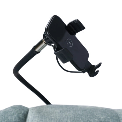 Burlyton Zero Wall Power Recliner;Blue