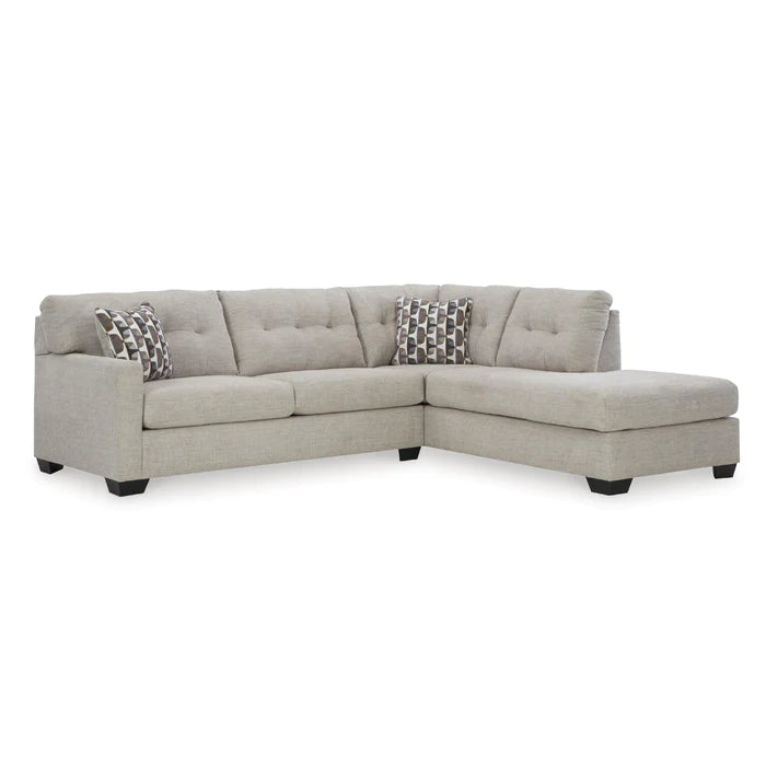 Mahoney Fabric 2 pc Sectional with Chaise