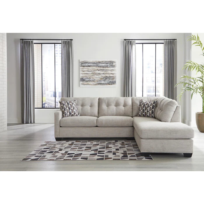 Mahoney Fabric 2 pc Sectional with Chaise