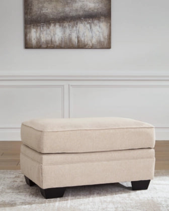 Belcaro Place Ottoman;Jute
