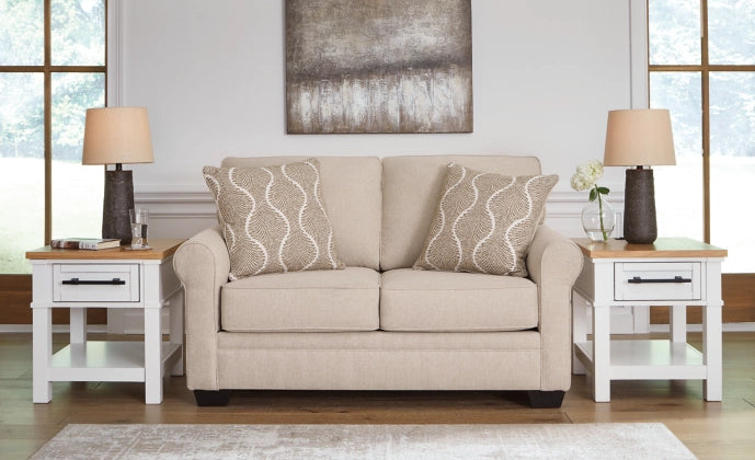 Belcaro Place Loveseat;Jute
