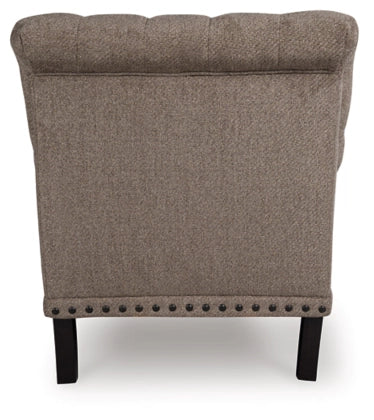 Tight-Rope Accent Chair;Pewter