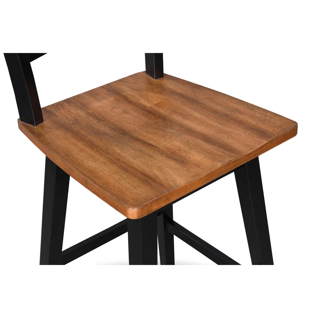 Wildenauer Tall Swivel Barstool;Black