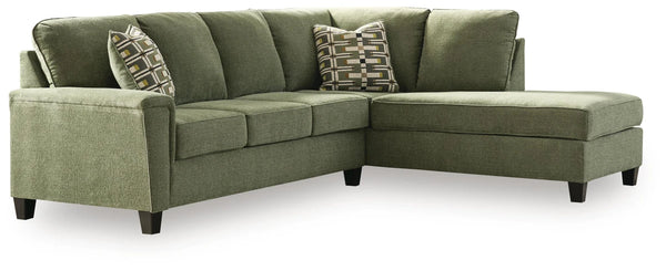 Leeshan 2-Piece Sectional with Chaise;Clover