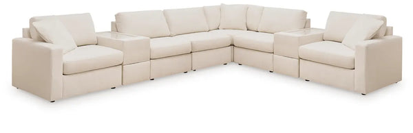 Modmax 6-Piece Sectional with Storage Console;Oyster