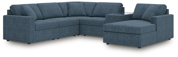 Modmax 6-Piece Sectional with Chaise;Ink