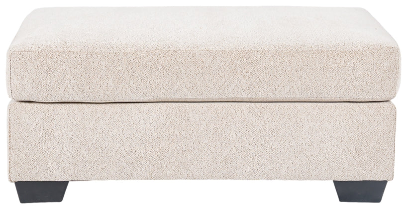 Scottsveal Ottoman; Sepia