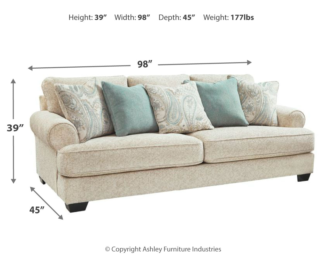 Monaghan Sofa - Ashley Furniture - Brunei