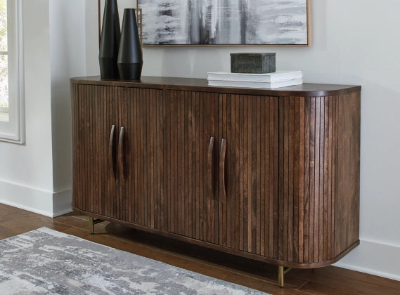 Amickly Accent Cabinet;Dark Brown