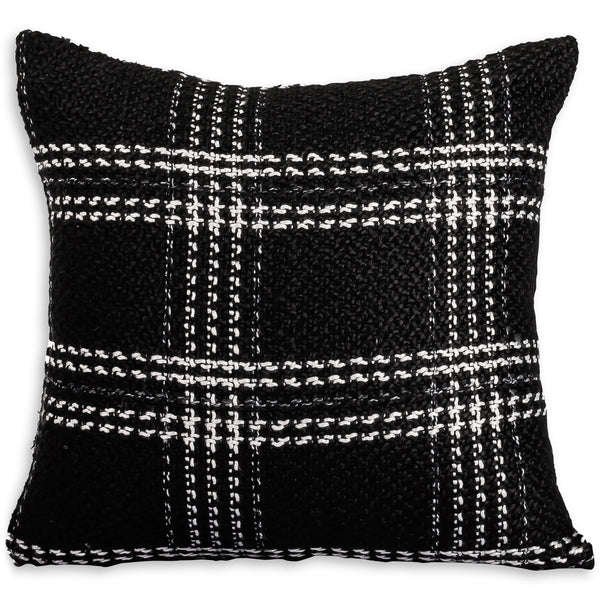 Pillow;White/Black