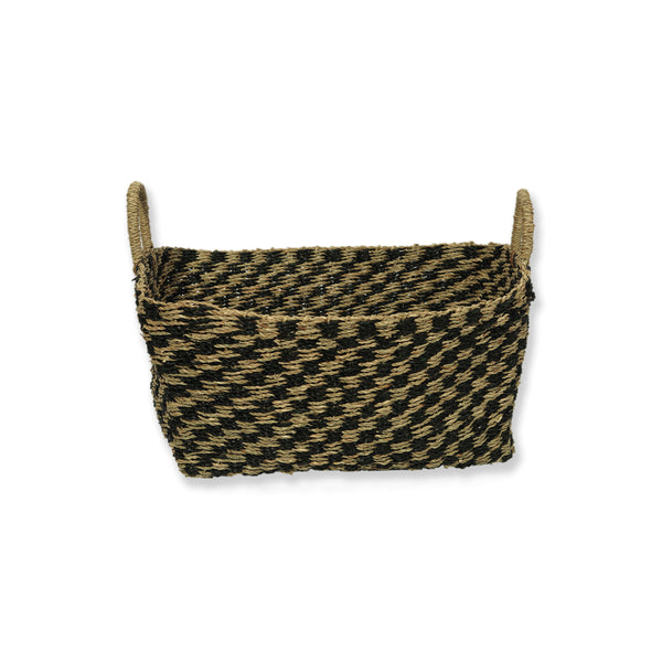 Basket(L);Natural/Black