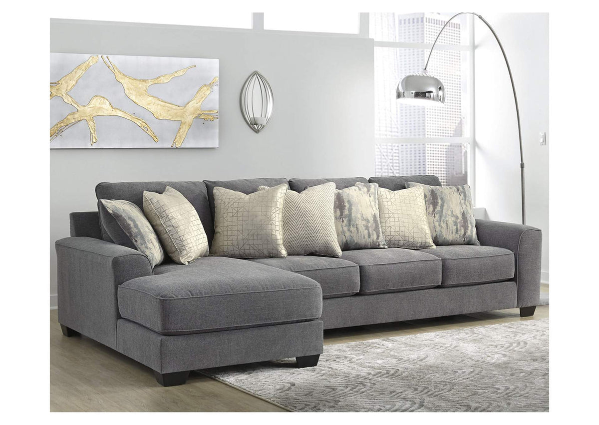 Castano 2Piece Sectional with Chaise Ashley Furniture Brunei