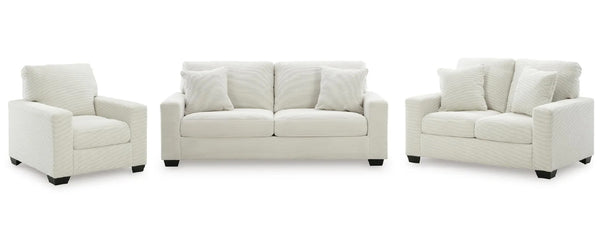 Amesley sofa set;Ivory