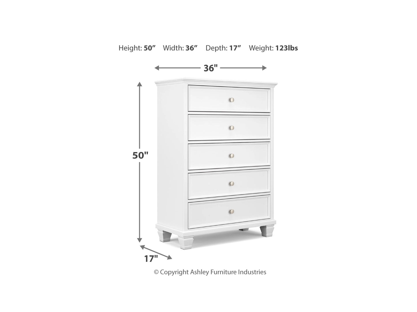 Fortman 5 Drawer Dresser