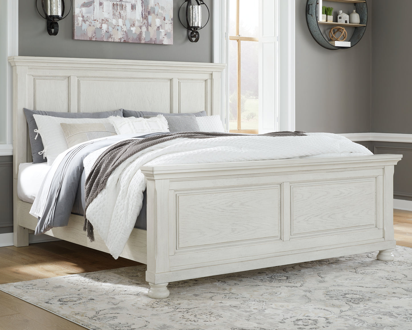 Robbinsdale King Panel Bed - Ashley Furniture - Brunei