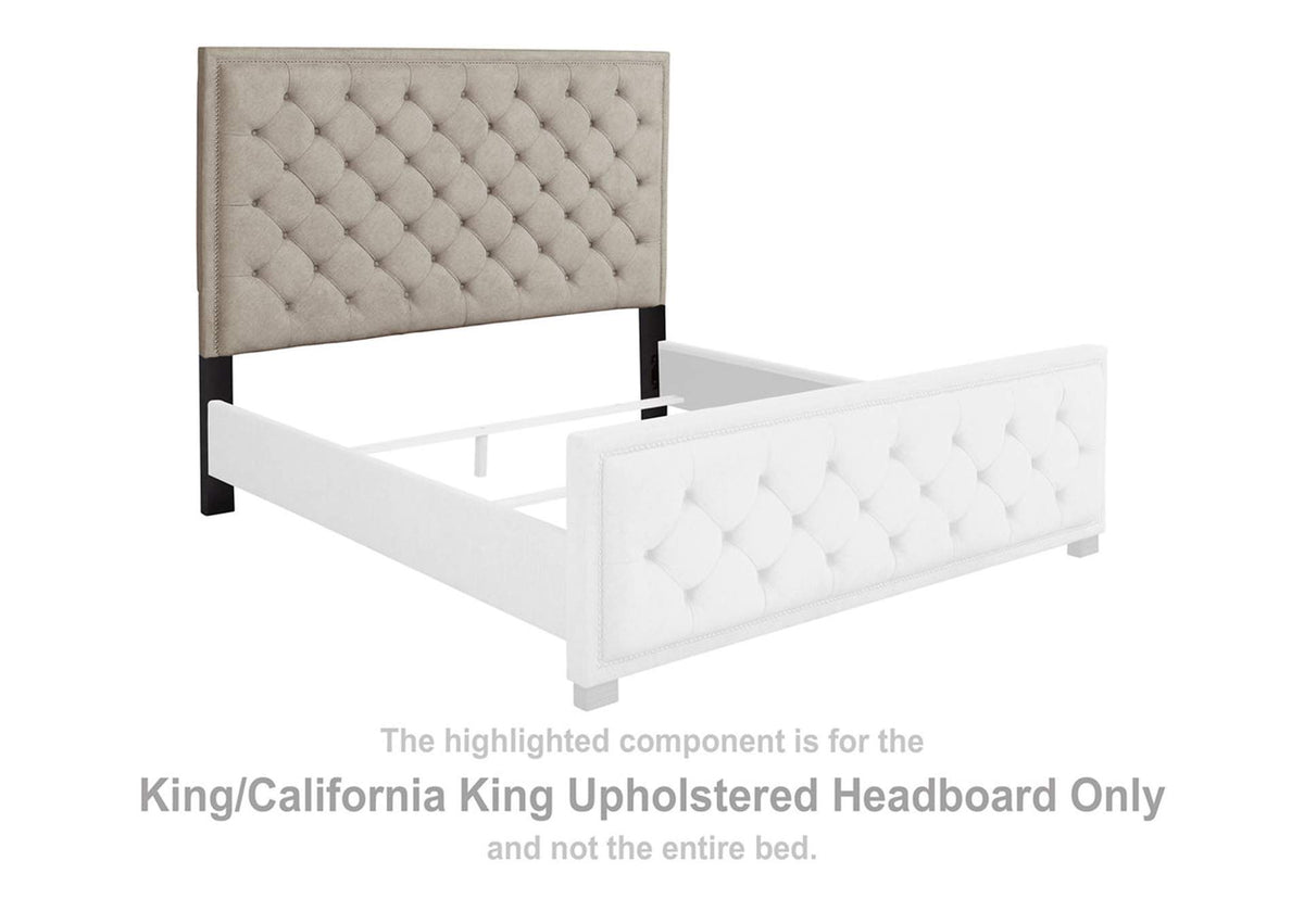 Bellvern King/California King Upholstered Headboard Ashley Furniture