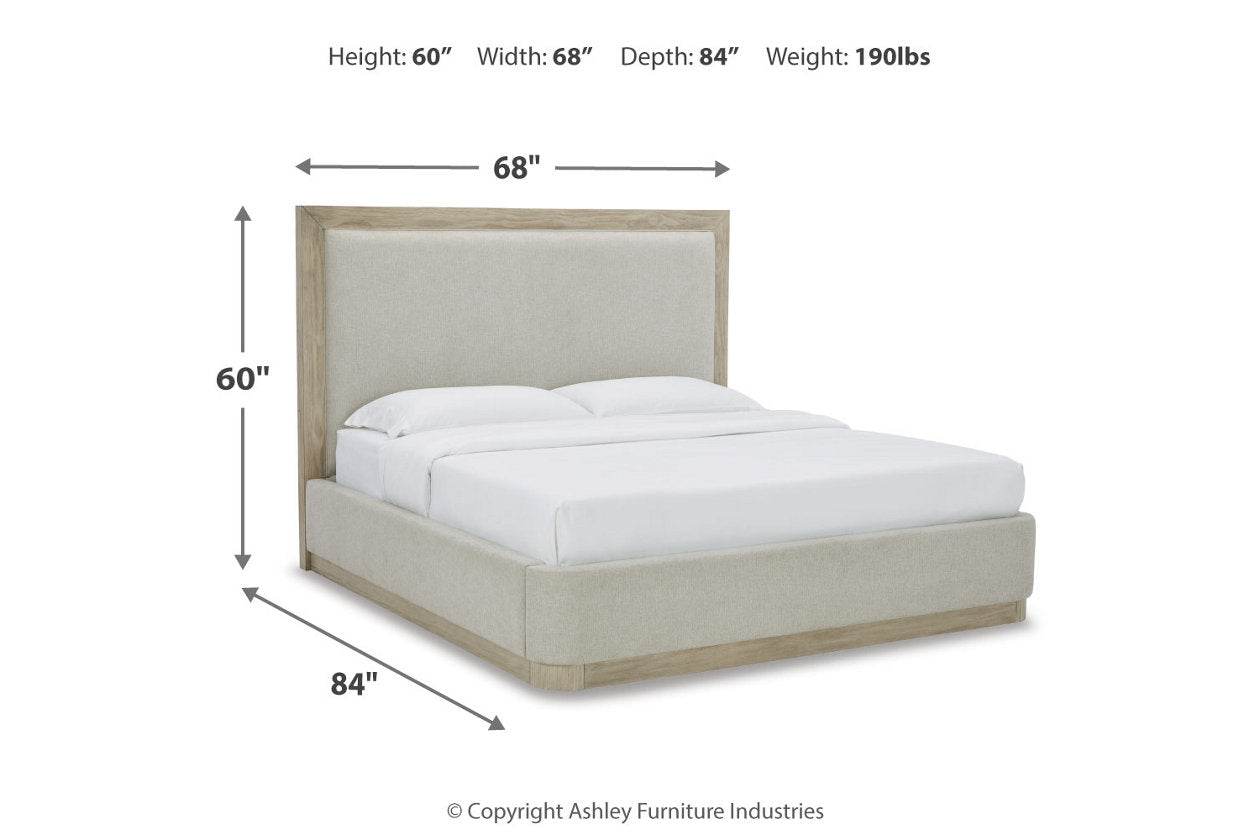 Hennington Queen Upholstered Bed - Ashley Furniture - Brunei