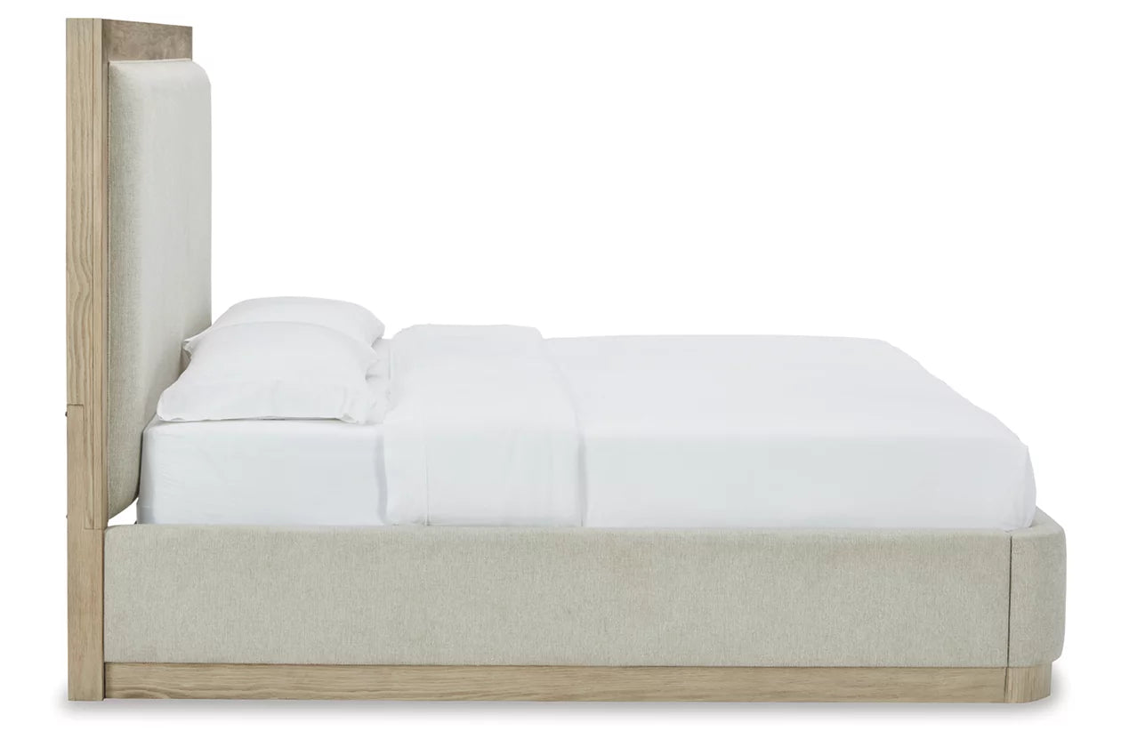 Hennington Queen Upholstered Bed - Ashley Furniture - Brunei