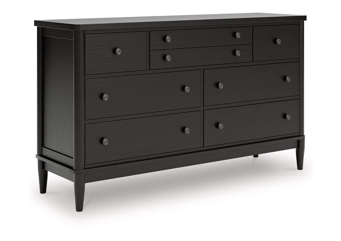Portdown Dresser and Mirror; Black
