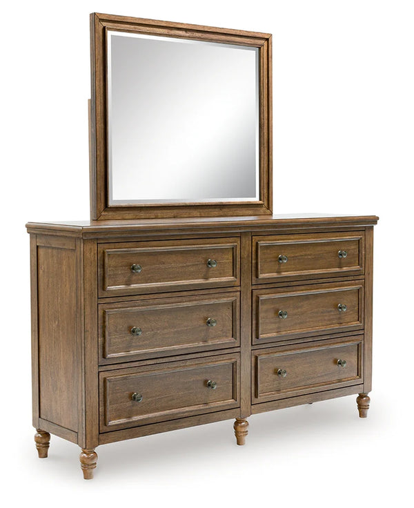Sturlayne Dresser and Mirror;Brown