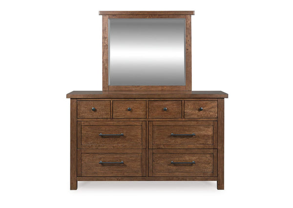 Kristiland Dresser and Mirror;Brown
