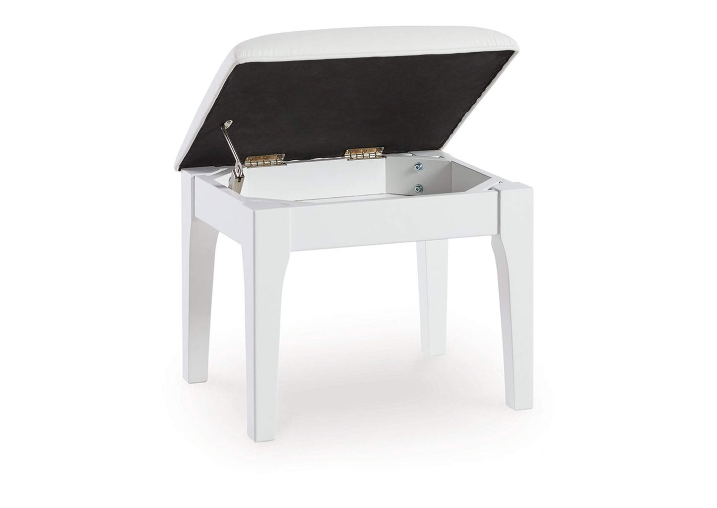 Chalanna Vanity With Stool;White
