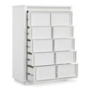 Chalanna Five Drawer Chest - White