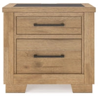 Galliden Two Drawer Night Stand
