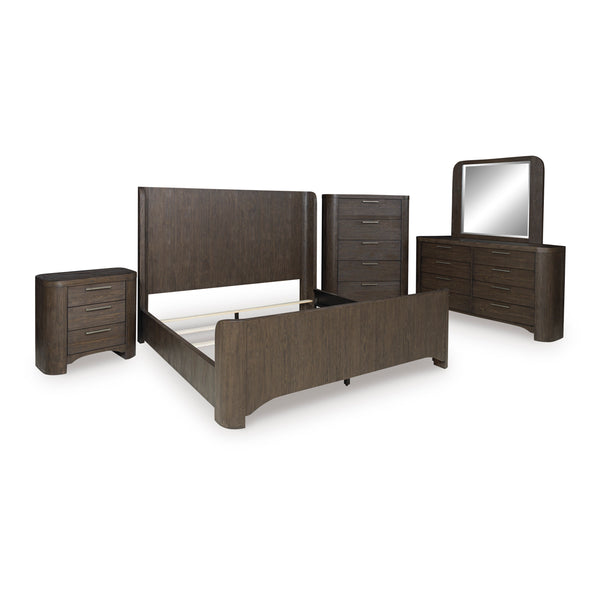 Neo Queen Bedroom Set;Rich Brown