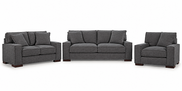 Norvaleen Sofa Set;Slate