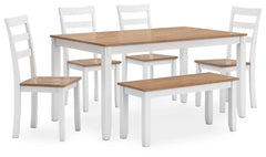 Gesthaven Dining Room Table Set (Set of 6)