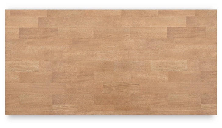 Gesthaven Rectangle Dining Room Counter Table;Natural/Blue
